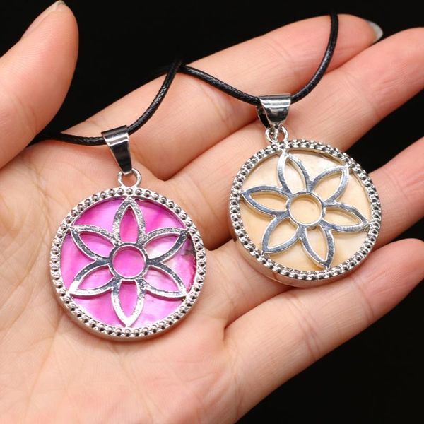 chains natural shell alloy necklace sun flower shaped pendant leather cord 2mm charms for elegant women love romantic gift, Silver
chains natural shell alloy necklace sun flower shaped pendant leather cord 2mm charms for elegant women love romantic gift, Silver