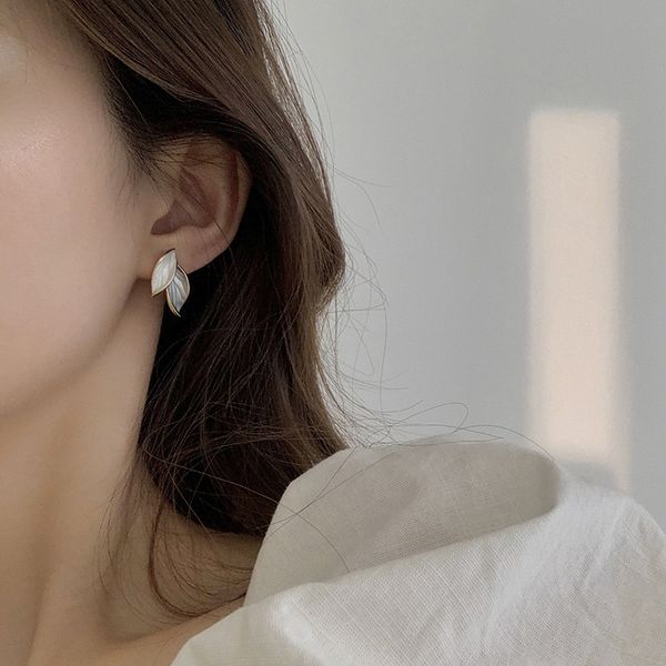 enamel double leaf stud earrings for women summer simple gold plated earring fashion jewelry accessories, Golden;silver
enamel double leaf stud earrings for women summer simple gold plated earring fashion jewelry accessories, Golden;silver