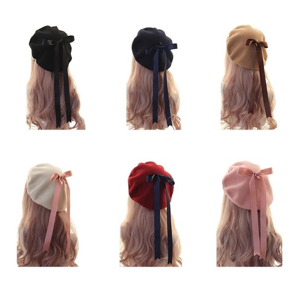 berets lolita kawaii beret painter hat hair accessories sweet bowknot handmade lace bow, Blue;gray
berets lolita kawaii beret painter hat hair accessories sweet bowknot handmade lace bow, Blue;gray