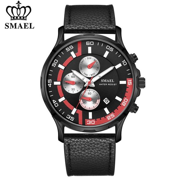wristwatches smael waterproof men watches sport chronograph quartz watch fashion leather date clock relogio masculino, Slivery;brown
wristwatches smael waterproof men watches sport chronograph quartz watch fashion leather date clock relogio masculino, Slivery;brown