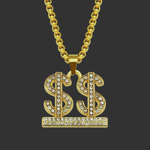 for chains men pendant hip hop amulet neck s creative jewelry diamond dollar symbol necklace men's minority nightclub accessories, Silver
for chains men pendant hip hop amulet neck s creative jewelry diamond dollar symbol necklace men's minority nightclub accessories, Silver
