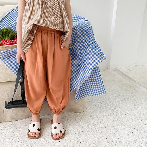 trousers summer cool thin anti-mosquito pants boys and girls loose casual children solid color, Blue
trousers summer cool thin anti-mosquito pants boys and girls loose casual children solid color, Blue