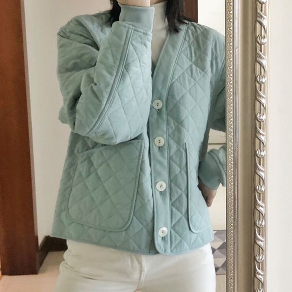 downs women plaid jacket v-neck loose solid color simple autumn winter ladies short coat with pockets, Black
downs women plaid jacket v-neck loose solid color simple autumn winter ladies short coat with pockets, Black