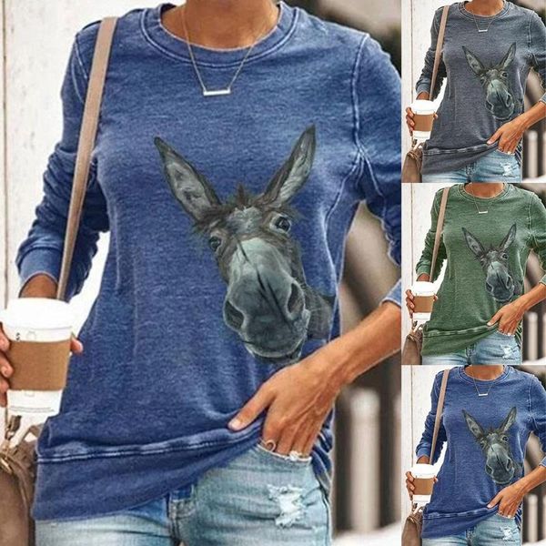 women's t-shirt animal printed t-shirts women long-sleeved o-neck pullover femme casual loose ladies t shirt mulher camisetas, White
women's t-shirt animal printed t-shirts women long-sleeved o-neck pullover femme casual loose ladies t shirt mulher camisetas, White