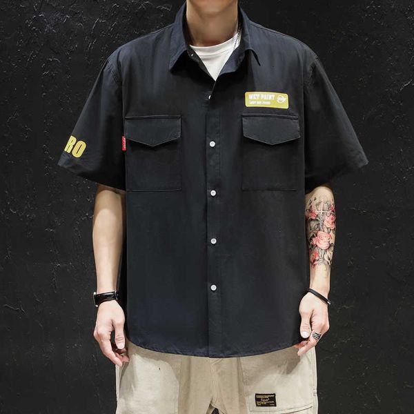 men's t-shirts short sleeve fashion classic plaid casual personality trend shirt jacket xkkn, White;black
men's t-shirts short sleeve fashion classic plaid casual personality trend shirt jacket xkkn, White;black
