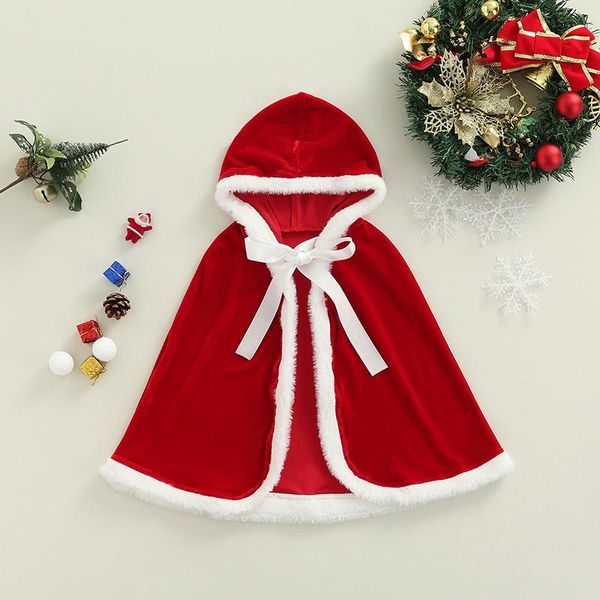 coat toddler baby girls cloak with hood christmas paryu kids infant soft warm velvet cape dress-up costume carnival cosplay clothes, Blue;gray
coat toddler baby girls cloak with hood christmas paryu kids infant soft warm velvet cape dress-up costume carnival cosplay clothes, Blue;gray