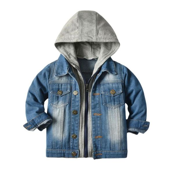jackets children's denim coats spring autumn baby boys girl hooded zipper jean coat kid colthing outerwear long sleeve, Blue;gray
jackets children's denim coats spring autumn baby boys girl hooded zipper jean coat kid colthing outerwear long sleeve, Blue;gray