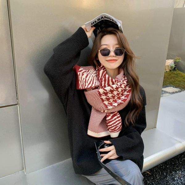 scarves autumn and winter scarf students fashion thick tide ins korean all-match diamond zebra cute girl, Blue;gray
scarves autumn and winter scarf students fashion thick tide ins korean all-match diamond zebra cute girl, Blue;gray