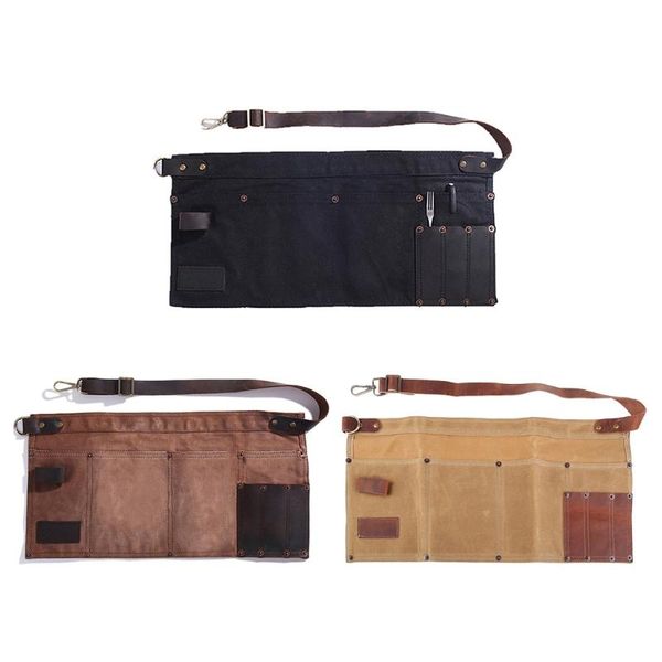aprons multi-pocket apron for women real leather canvas half pocket waitress teacher supplier cosmetic home doco
aprons multi-pocket apron for women real leather canvas half pocket waitress teacher supplier cosmetic home doco