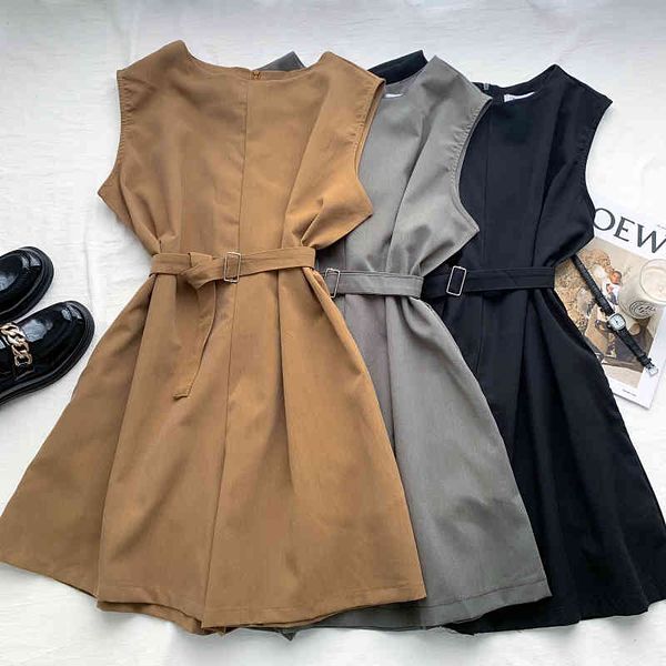 casual dresses 2021 summer style simple wild round neck waist tie sleeveless jumpsuit wide leg pants casual women v8um, Black;gray
casual dresses 2021 summer style simple wild round neck waist tie sleeveless jumpsuit wide leg pants casual women v8um, Black;gray