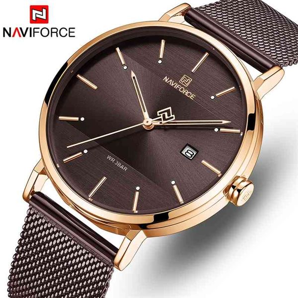 naviforce men's watches brand fashion sports watch men simple date male quartz wristwatch waterproof relogio masculino 210517, Slivery;brown
naviforce men's watches brand fashion sports watch men simple date male quartz wristwatch waterproof relogio masculino 210517, Slivery;brown