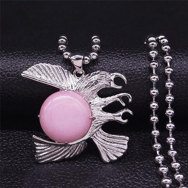 pendant necklaces 2021 eagle natural stone stainless steel choker necklace for women silver color jewelry colgantes mujer moda n4506s04
pendant necklaces 2021 eagle natural stone stainless steel choker necklace for women silver color jewelry colgantes mujer moda n4506s04