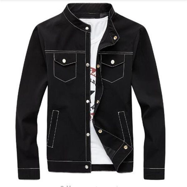 men's fur & faux 2021 baseball collar men denim jackets autumn spring washing fashion man outdoors casual jeans coats outerwear mens si, Black
men's fur & faux 2021 baseball collar men denim jackets autumn spring washing fashion man outdoors casual jeans coats outerwear mens si, Black