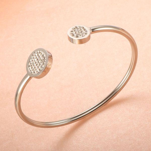 bangle opening adjustable steel wire bracelet clay cz crystal for women fashion wedding party jewelry gift, Black
bangle opening adjustable steel wire bracelet clay cz crystal for women fashion wedding party jewelry gift, Black