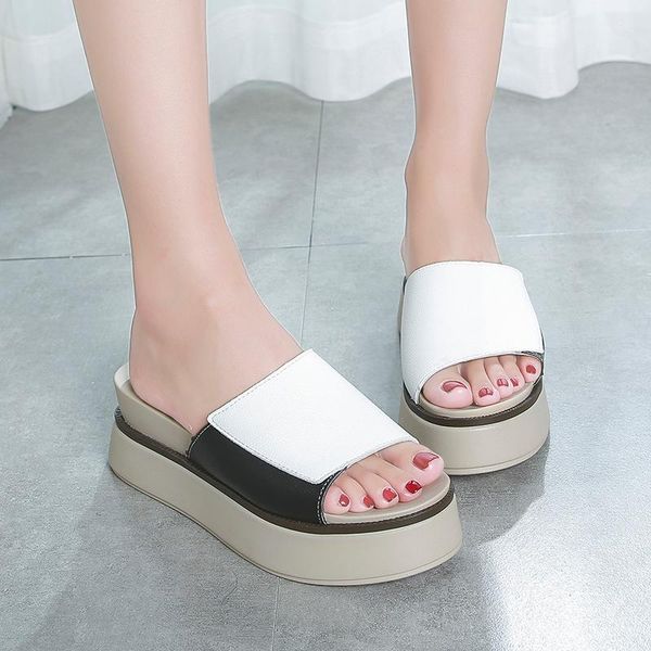 slippers summer women's sponge cake thick bottom non-slip wear-resistant comfortable casual fashion wild shoes u24-52, Black
slippers summer women's sponge cake thick bottom non-slip wear-resistant comfortable casual fashion wild shoes u24-52, Black