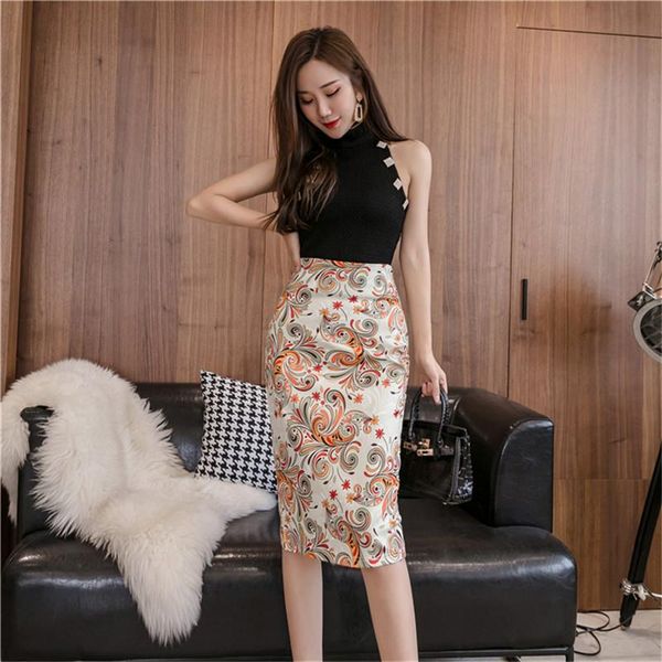 skirts neophil summer floral pattern midi pencil women vintage fashion style stretch printed high waist jupe femme s2052, Black
skirts neophil summer floral pattern midi pencil women vintage fashion style stretch printed high waist jupe femme s2052, Black