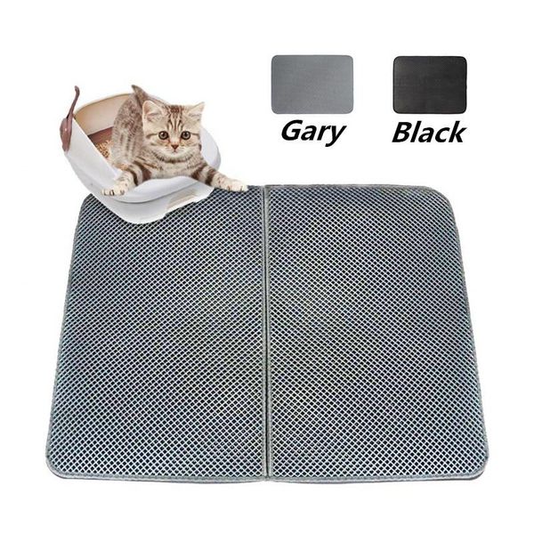 cat beds & furniture eva double-layer litter box mat nonslip kitten tray mats waterproof bottom layer puppy feeding pad easy cleaning 
cat beds & furniture eva double-layer litter box mat nonslip kitten tray mats waterproof bottom layer puppy feeding pad easy cleaning