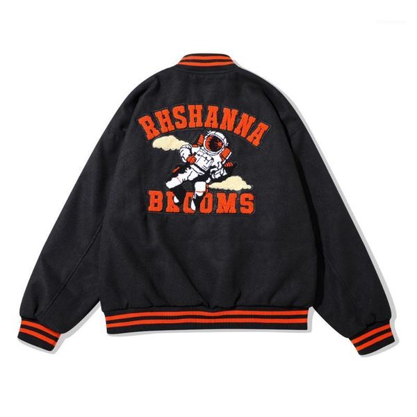 men's jackets cartoon letter embroidered flight jacket street fashion brand loose stand collar baseball eur and us, Black;brown
men's jackets cartoon letter embroidered flight jacket street fashion brand loose stand collar baseball eur and us, Black;brown