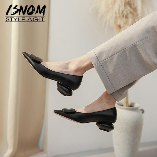 dress shoes isnom spring casual thick low heels women pumps pointed toe footwear fashion shallow strange block heel party, Black
dress shoes isnom spring casual thick low heels women pumps pointed toe footwear fashion shallow strange block heel party, Black