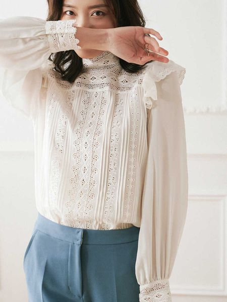 women's knits & tees silk smooth court lady long sleeve wind facilitating mulberry embroidery white blouse 033u
women's knits & tees silk smooth court lady long sleeve wind facilitating mulberry embroidery white blouse 033u