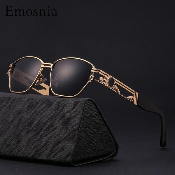 sunglasses emosia vintage gothic steampunk men women classic square gold metal frame sun glasses for male black brown oculos, White;black
sunglasses emosia vintage gothic steampunk men women classic square gold metal frame sun glasses for male black brown oculos, White;black