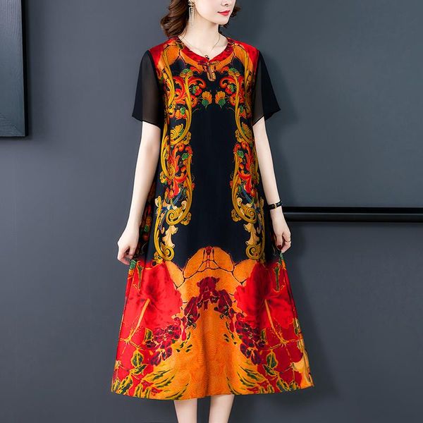 casual dresses summer vintage loose print mulberry silk beach midi dress 2021 korea 4xl plus size floral sundress elegant bodycon party vest, Black;gray
casual dresses summer vintage loose print mulberry silk beach midi dress 2021 korea 4xl plus size floral sundress elegant bodycon party vest, Black;gray