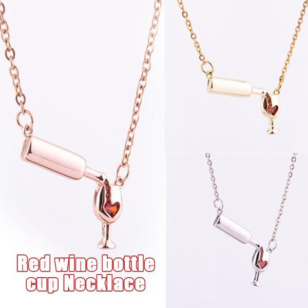 pendant necklaces fashion necklace for women girls wine glass cup chain neck accessories decor aic88, Silver
pendant necklaces fashion necklace for women girls wine glass cup chain neck accessories decor aic88, Silver