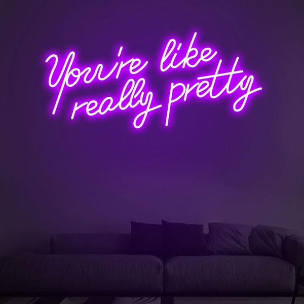 other event & party supplies "you are like pretty " neon sign custom light led pink home room wall decoration ins shop decor
other event & party supplies "you are like pretty " neon sign custom light led pink home room wall decoration ins shop decor