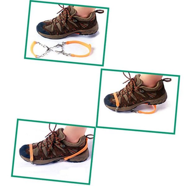 cords, slings and webbing 6-teeth snow shoe cover winter outdoor camping hiking non-slip ice cleats boot grips chain
cords, slings and webbing 6-teeth snow shoe cover winter outdoor camping hiking non-slip ice cleats boot grips chain