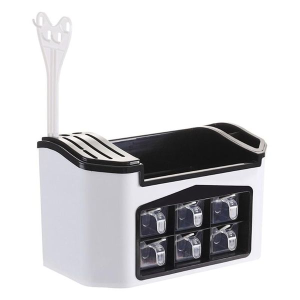 multi functional kitchen rack stylish multi-function seasoning box condiment can bottle storage & organization
multi functional kitchen rack stylish multi-function seasoning box condiment can bottle storage & organization