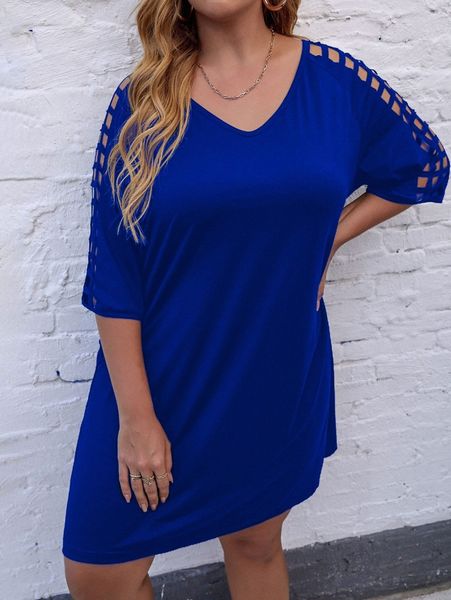 plus cut out raglan sleeve tie back tee dress h4lp#, Black
plus cut out raglan sleeve tie back tee dress h4lp#, Black