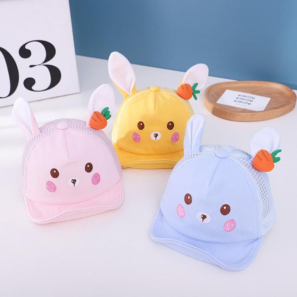 cute bear baby hat summer breathable mesh girl boy baseball cap soft cotton born infant sun caps & hats, Yellow
cute bear baby hat summer breathable mesh girl boy baseball cap soft cotton born infant sun caps & hats, Yellow