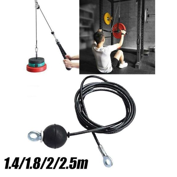 1.4m/1.8m/2m gym cable fitness pulley length heavy duty steel wire rope for home machin workout accessories dia 5mm
1.4m/1.8m/2m gym cable fitness pulley length heavy duty steel wire rope for home machin workout accessories dia 5mm