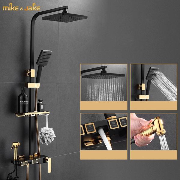 bathroom brass shower set with digital bidet bathtub 4 functions showerset faucet rainfall sets
bathroom brass shower set with digital bidet bathtub 4 functions showerset faucet rainfall sets