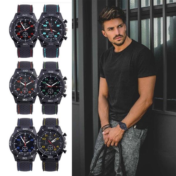relogio masculino fashion casual watches men outdoor sports silicone band quartz business wristwatch reloj hombre wristwatches, Slivery;brown
relogio masculino fashion casual watches men outdoor sports silicone band quartz business wristwatch reloj hombre wristwatches, Slivery;brown