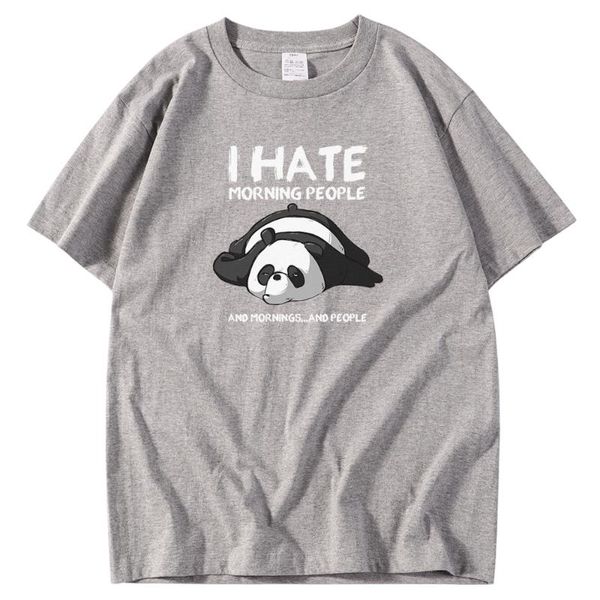 tired panda i hate morning people print man tees shirt soft breathable clothes fashion style t shirts plus size men's tshirts t-shirts, White;black
tired panda i hate morning people print man tees shirt soft breathable clothes fashion style t shirts plus size men's tshirts t-shirts, White;black