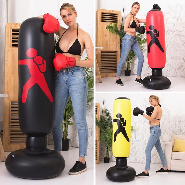 5.2ft 160cm inflatable boxing column fitness decompression punching bag blow thickened tumbler sand
5.2ft 160cm inflatable boxing column fitness decompression punching bag blow thickened tumbler sand