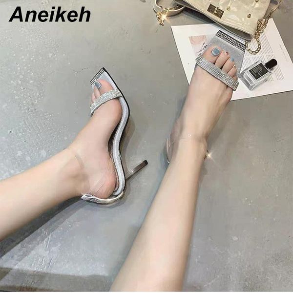 sandals aneikeh summer big size 41 42 square toe glisten crystal women roman high heels narrow band thin heel party shoes, Black
sandals aneikeh summer big size 41 42 square toe glisten crystal women roman high heels narrow band thin heel party shoes, Black
