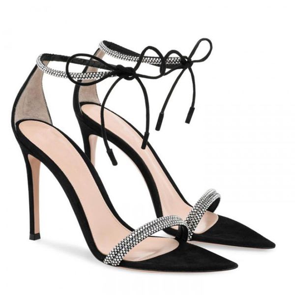 sandals 2021 summer women's rhinestone ankle strap hollow open toe high heels sandalias genuine leather crystal party shoe, Black
sandals 2021 summer women's rhinestone ankle strap hollow open toe high heels sandalias genuine leather crystal party shoe, Black