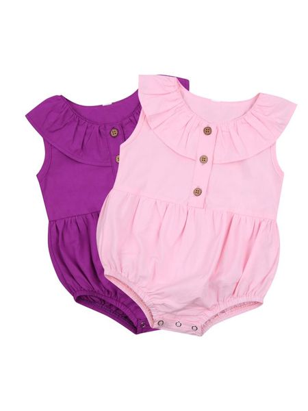 jumpsuits infant romper born solid color sleeveless ruffled neckline one-piece garment for girls summer clothing, Blue
jumpsuits infant romper born solid color sleeveless ruffled neckline one-piece garment for girls summer clothing, Blue