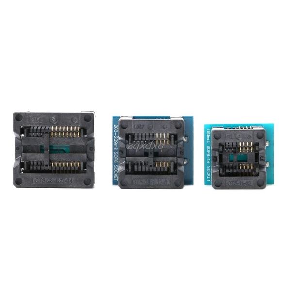 integrated circuits 3pcs sop16 to dip8 adapter+sop8 adapter ic programmer socket for ezp2010 ezp2013 oct30 drop ship
integrated circuits 3pcs sop16 to dip8 adapter+sop8 adapter ic programmer socket for ezp2010 ezp2013 oct30 drop ship