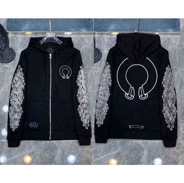 luxury mens classic zipper fashion ch sweatshirts hoodies designer horseshoe sanskrit cross print pullover hooded sweater woman loose jackts, Black
luxury mens classic zipper fashion ch sweatshirts hoodies designer horseshoe sanskrit cross print pullover hooded sweater woman loose jackts, Black