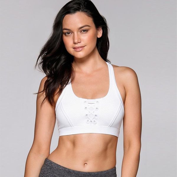 gym clothing gathering no steel ring shockproof sports yoga bra running fitness underwear female, White;black
gym clothing gathering no steel ring shockproof sports yoga bra running fitness underwear female, White;black