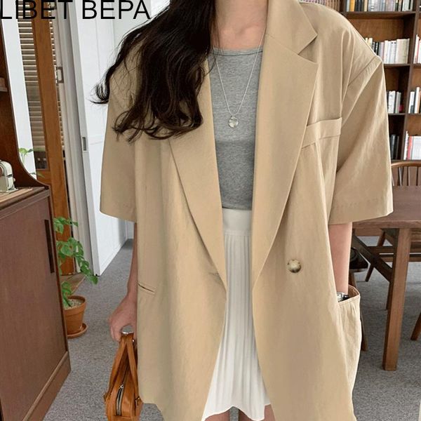 women's suits & blazers 2021 summer pockets formal jackets vintage fashionable korean oversize office lady elegant wild jk3339, White;black
women's suits & blazers 2021 summer pockets formal jackets vintage fashionable korean oversize office lady elegant wild jk3339, White;black