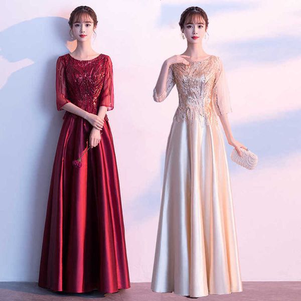 performance women's long skirt middle aged and elderly chorus group recitation student sequin dress, White;black
performance women's long skirt middle aged and elderly chorus group recitation student sequin dress, White;black