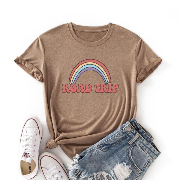 women's t-shirt plus size rainbow print cotton t shirt women shirts o neck short sleeve summer oversized tshirt funny, White
women's t-shirt plus size rainbow print cotton t shirt women shirts o neck short sleeve summer oversized tshirt funny, White