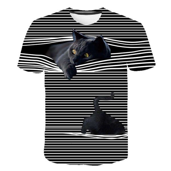 fashion cool t-shirt men and women 3d pattern two cats short-sleeved summer s-6xl, White;black
fashion cool t-shirt men and women 3d pattern two cats short-sleeved summer s-6xl, White;black