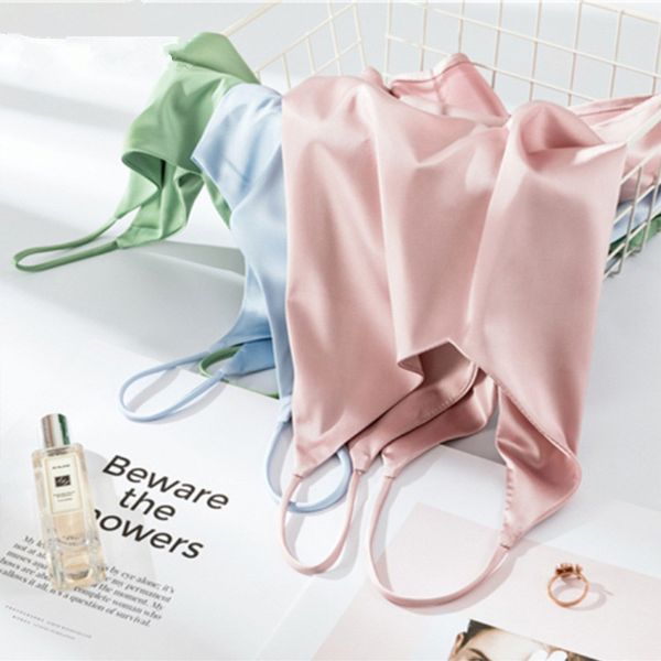 spaghetti strap women halter v neck white camis sleeveless satin silk crop tank summer camisole 210514
spaghetti strap women halter v neck white camis sleeveless satin silk crop tank summer camisole 210514