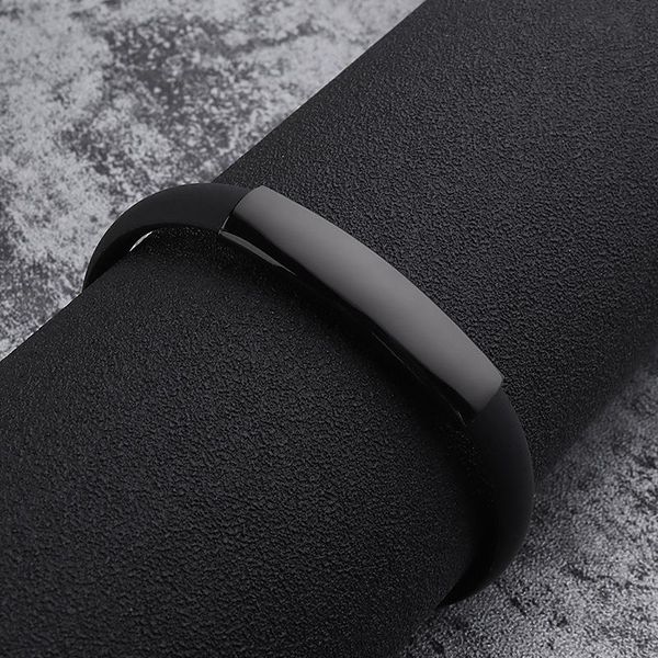 bangle simple fashion couple titanium steel bracelet men and women charm hip hop daily jewelry gift, Black
bangle simple fashion couple titanium steel bracelet men and women charm hip hop daily jewelry gift, Black