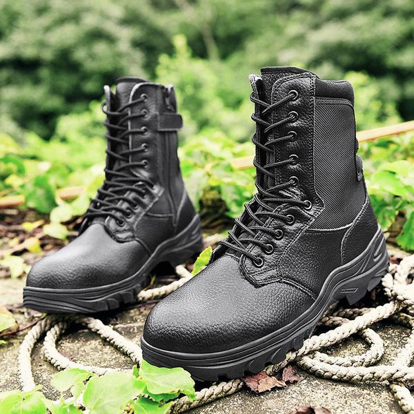 boots 2021 style work shoes outdoor military plate combat anti-collision anti-puncture men's ankle, Black
boots 2021 style work shoes outdoor military plate combat anti-collision anti-puncture men's ankle, Black